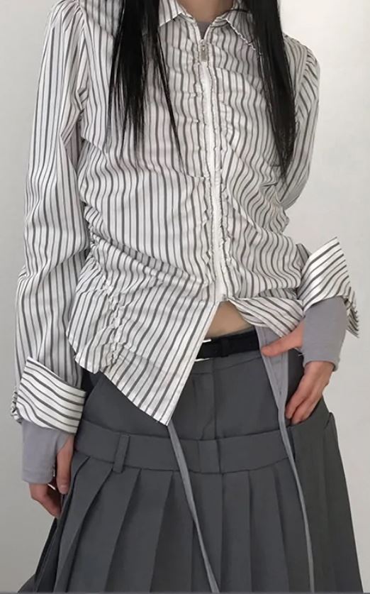 BYRING直郵韓國代購㊣女裝新品推薦時尚熱賣25春夏襯衫蕾絲衫BYRING襯衫/蕾絲衫
