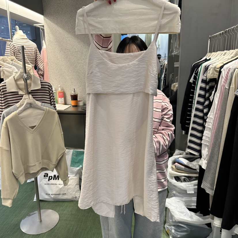 AMOEBA韓國直郵㊣女裝新品25春夏人氣熱賣職業休閑時尚連衣裙AMOEBA連衣裙
