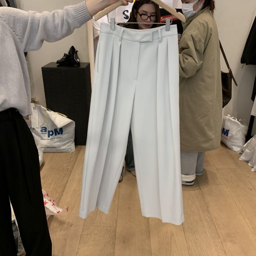 LA MAGIE FEMME東大門代購女裝新品推薦25春夏時尚休閑褲Lamagie Femme休閑褲