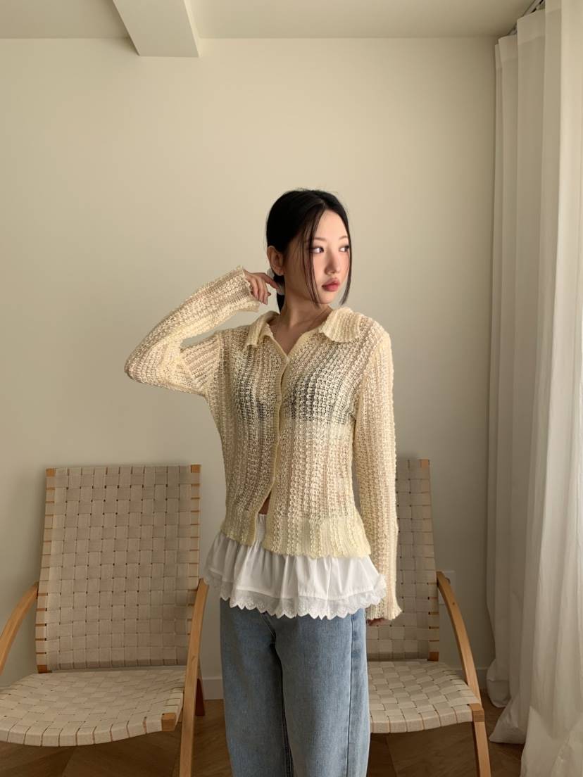 MURMUR韓國㊣直郵東大門代購女裝新款休閑25春夏人氣針織衫MURMUR針織衫