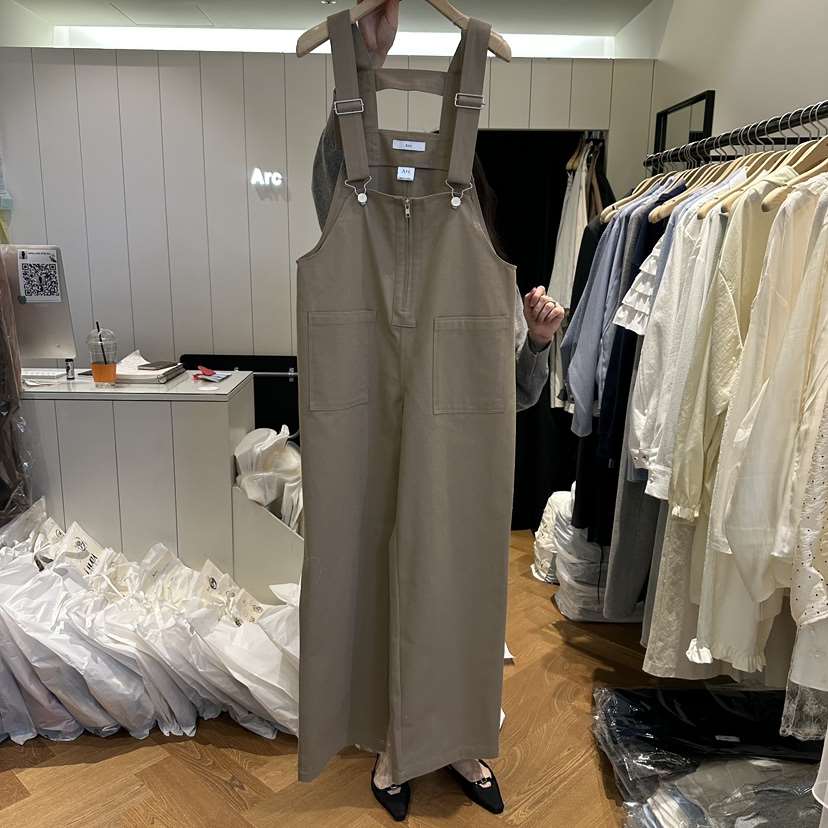 ARC韓國直郵㊣東大門實拍女裝新品熱賣推薦休閑時尚人氣背帶褲ARC EN CIEL背帶褲