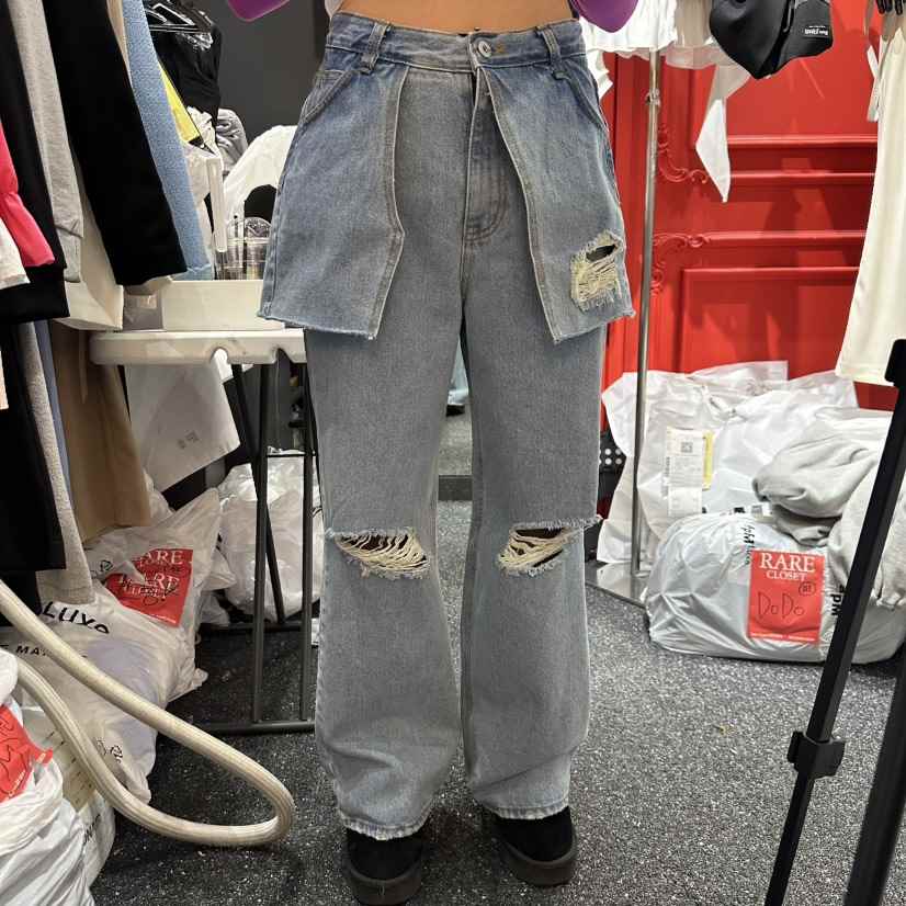 RARE CLOSET直郵韓國代購㊣女裝新款時尚人氣熱賣裙褲雙層RARE CLOSET裙褲