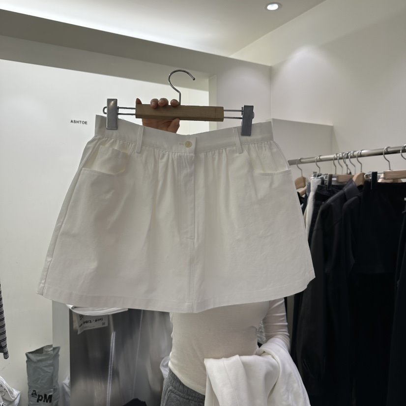 ASHTOE韓國直郵㊣女裝新品推薦時尚人氣熱賣25春夏職業短裙ASHTOE短裙