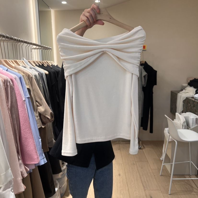 ARCHER韓國直郵㊣女裝新品時尚人氣推薦熱賣職業休閑長袖T恤ARCHER長袖T恤