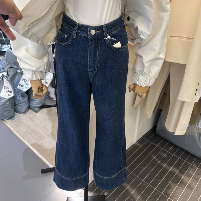 FIND-P韓國直郵㊣女裝新款25春夏職業推薦時尚休閑人氣牛仔褲FIND-P牛仔褲