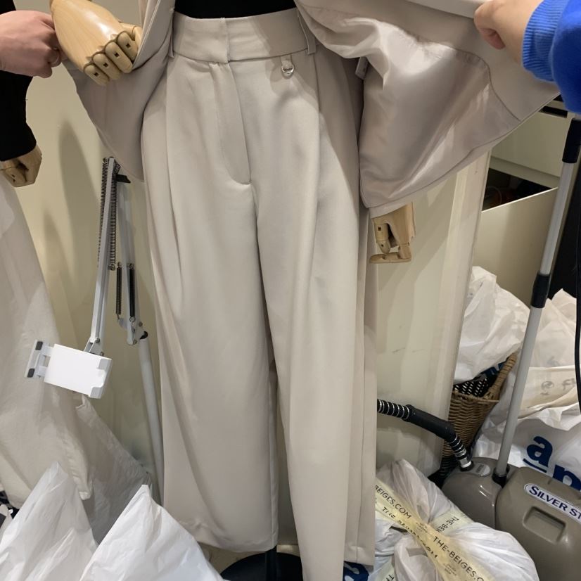 DARKBEIGE韓國直郵㊣女裝新款熱賣25春夏人氣推薦職業休閑褲DARK BEIGE休閑褲
