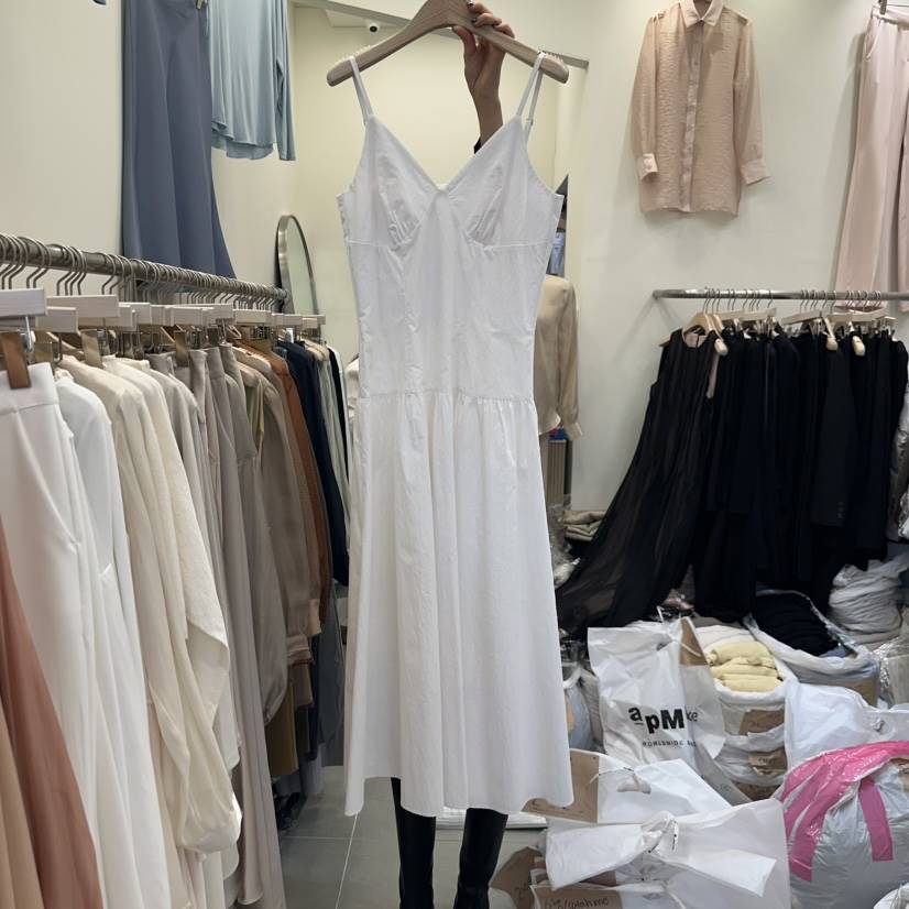 THE LOW韓國㊣直郵東大門代購女裝新品職業25春夏熱賣連衣裙THE LOW連衣裙