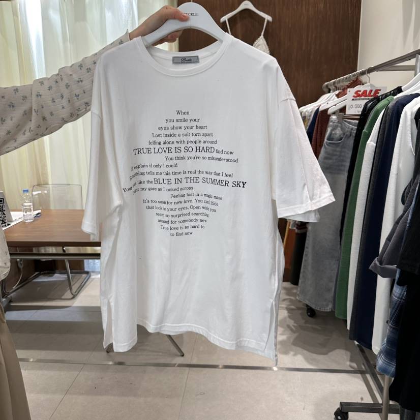 BUCKLE韓國直郵㊣女裝新款職業時尚人氣25春夏推薦熱賣休閑T恤BUCKLET恤