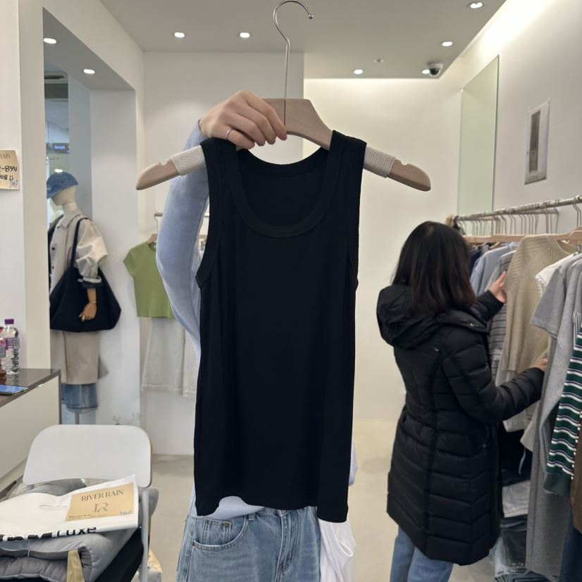 RIVER RAIN韓國㊣直郵東大門代購女裝新品時尚25春夏吊帶背心RIVER RAIN吊帶/背心