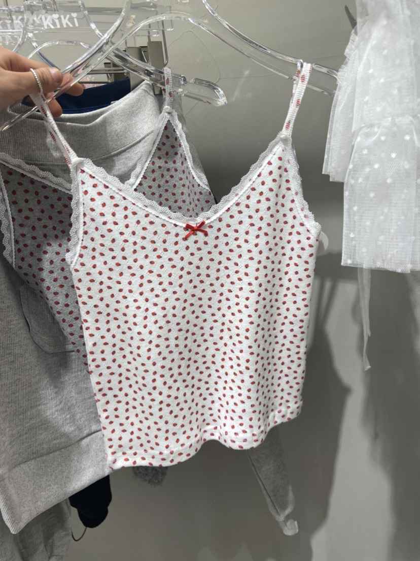 KIKI韓國㊣直郵東大門代購女裝新品時尚25春夏熱賣吊帶背心KIKI吊帶/背心