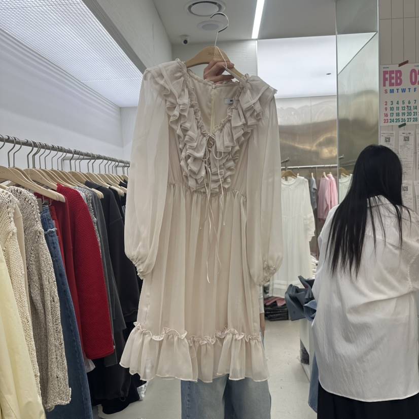 MIXXIN直郵韓國代購㊣女裝新品休閑25春夏人氣熱賣推薦連衣裙MIXXIN連衣裙