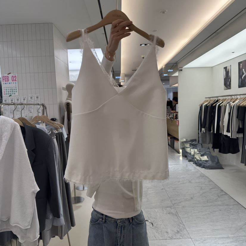 MIXXIN直郵韓國代購㊣女裝新品時尚推薦熱賣人氣休閑吊帶背心MIXXIN吊帶/背心