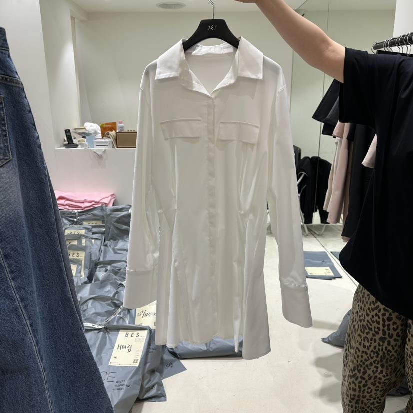 BES韓國直郵女裝新品人氣推薦職業真品休閑時尚熱賣25春夏連衣裙BES連衣裙