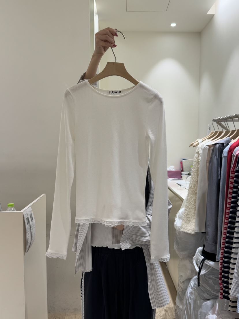 FLOWER-L東大門代購女士新品真品時尚熱賣推薦人氣長袖T恤FLOWER長袖T恤