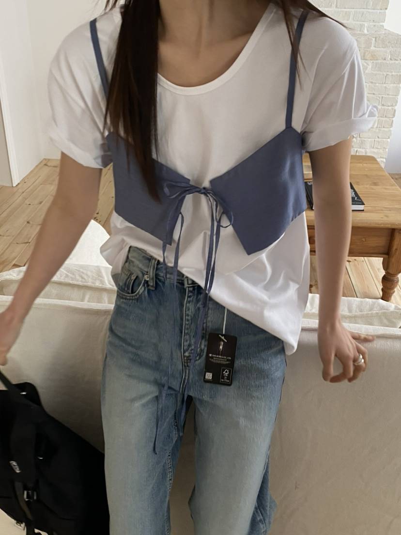 DOUZE韓國㊣直郵東大門代購女裝新款25春夏職業熱賣吊帶背心DOUZE吊帶/背心