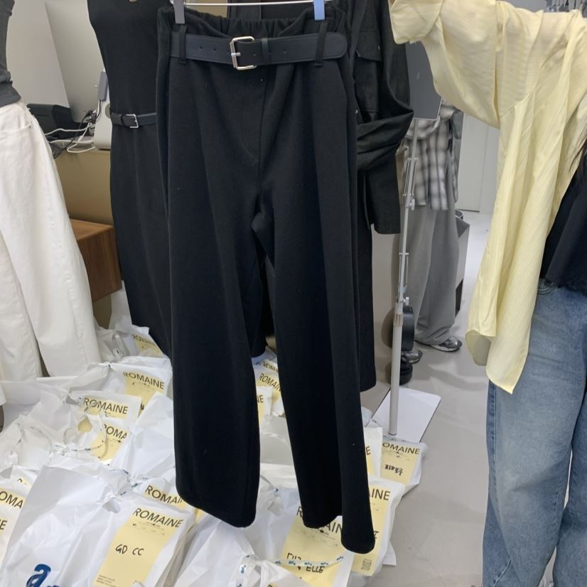 ROMAINE韓國㊣直郵東大門代購女裝新品推薦時尚休閑職業休閑褲ROMAINE休閑褲