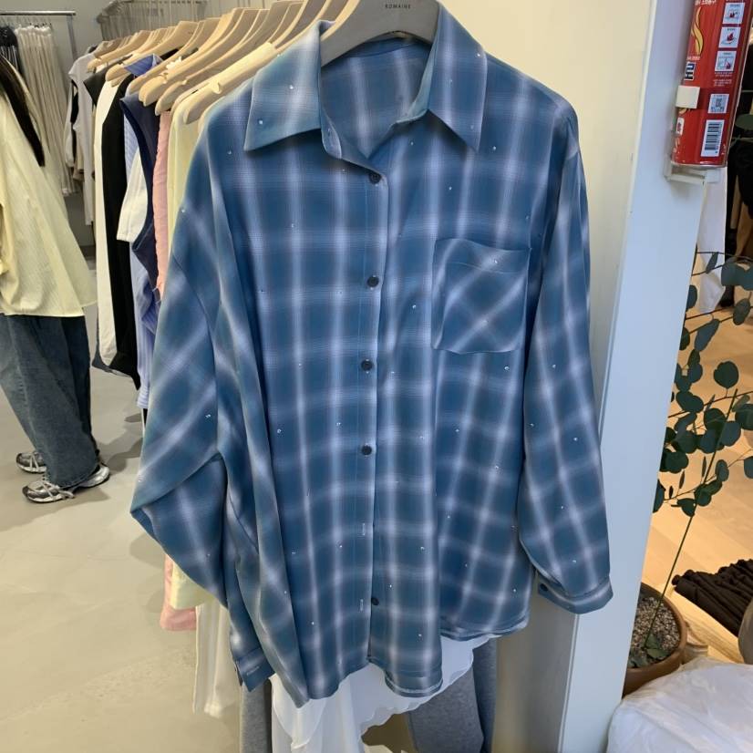 ROMAINE直郵韓國代購㊣女裝新款人氣熱賣時尚職業襯衫蕾絲衫ROMAINE襯衫/蕾絲衫