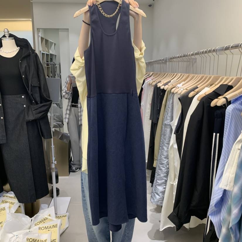 ROMAINE韓國直郵㊣女裝新品推薦熱賣25春夏時尚連衣裙不含腰帶ROMAINE連衣裙