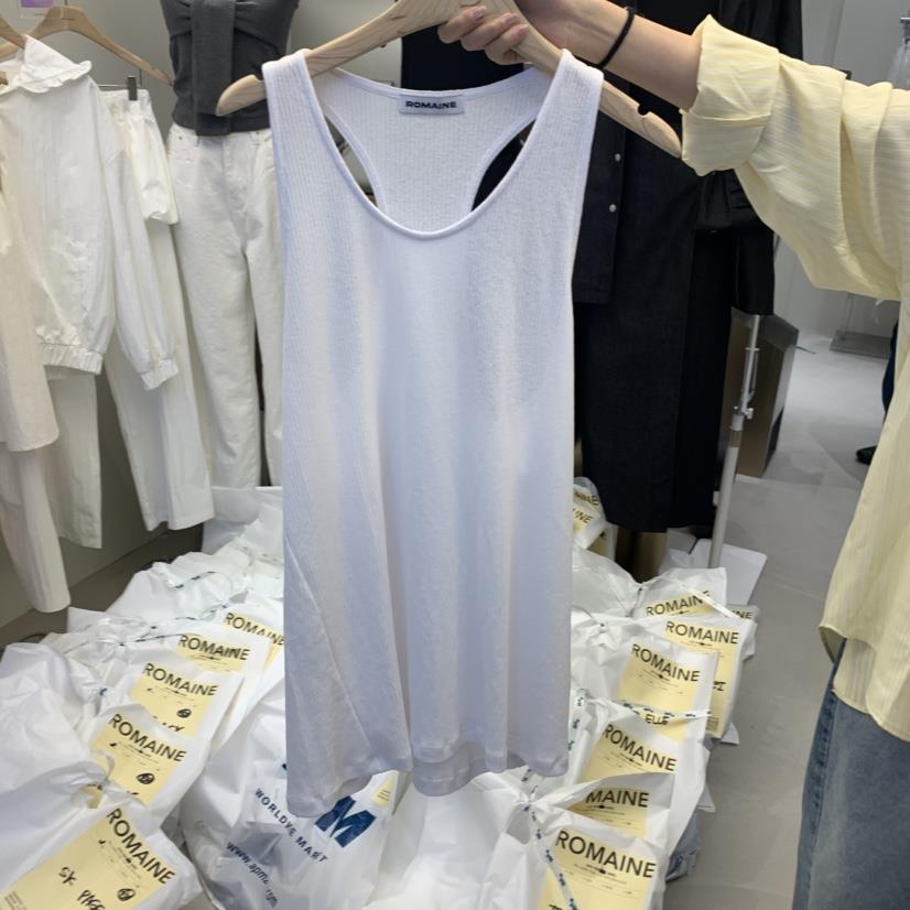 ROMAINE韓國㊣直郵東大門代購女裝新品熱賣職業25春夏吊帶背心ROMAINE吊帶/背心