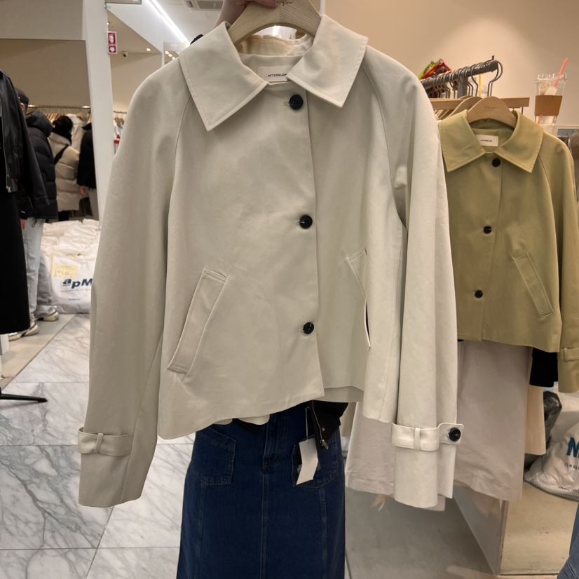 AFTERGLOW直郵韓國代購㊣女裝新品熱賣時尚職業25春夏休閑夾克AFTERGLOW夾克