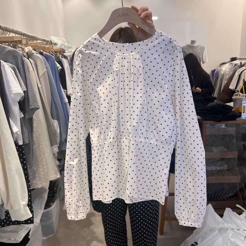 TAN&amp;COMO韓國直郵㊣女裝新品職業熱賣25春夏襯衫蕾絲衫tan-COMO襯衫/蕾絲衫