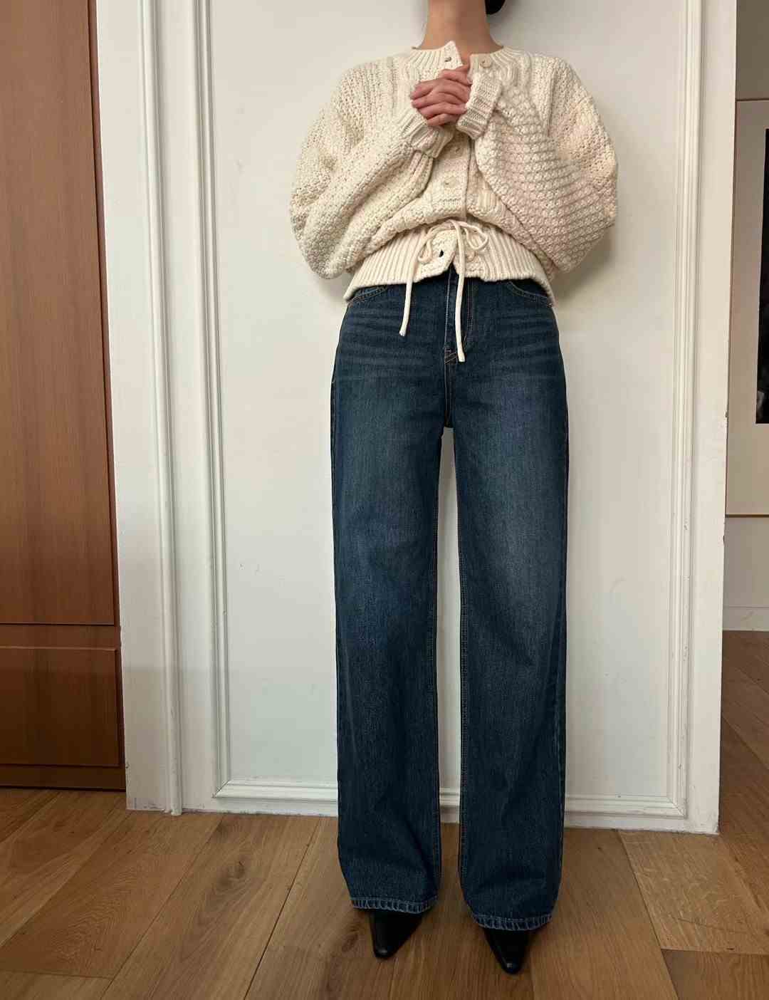 HEY BILLY直郵韓國代購㊣女裝新款人氣熱賣職業休閑牛仔褲HEY BILLY牛仔褲