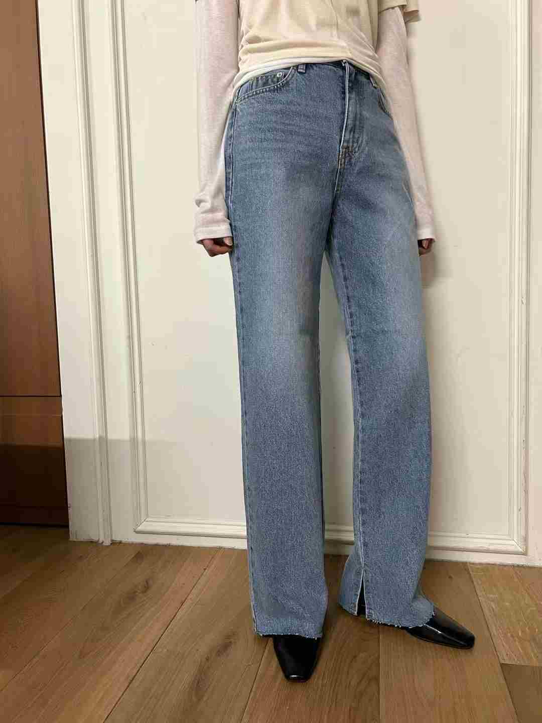 HEY BILLY韓國直郵㊣女裝新品休閑推薦職業人氣25春夏牛仔褲HEY BILLY牛仔褲