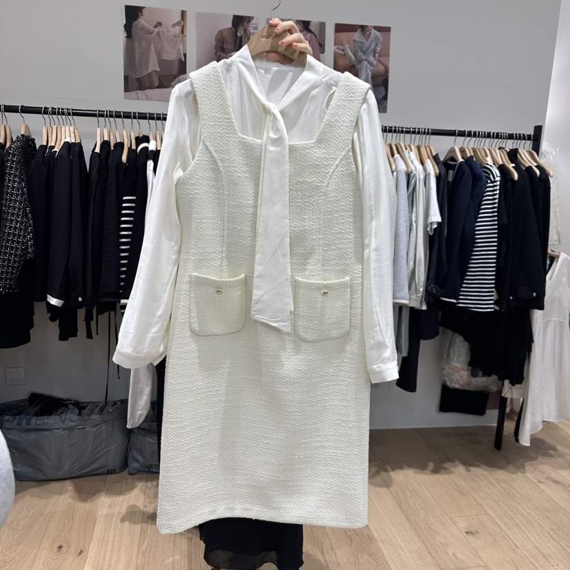 M.G.N韓國㊣直郵東大門代購女裝新款推薦職業連衣裙不含內搭MAGNET連衣裙