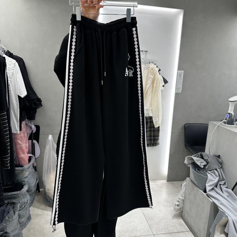 ANDE韓國直郵㊣東大門實拍女裝新款休閑25春夏人氣時尚休閑褲ANDE休閑褲
