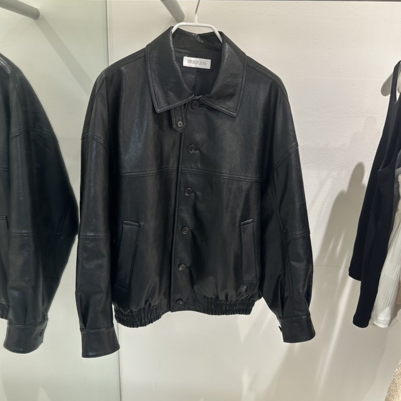 MARAN-P韓國直郵㊣東大門實拍女裝新品時尚人氣熱賣皮衣皮革MARAN皮衣