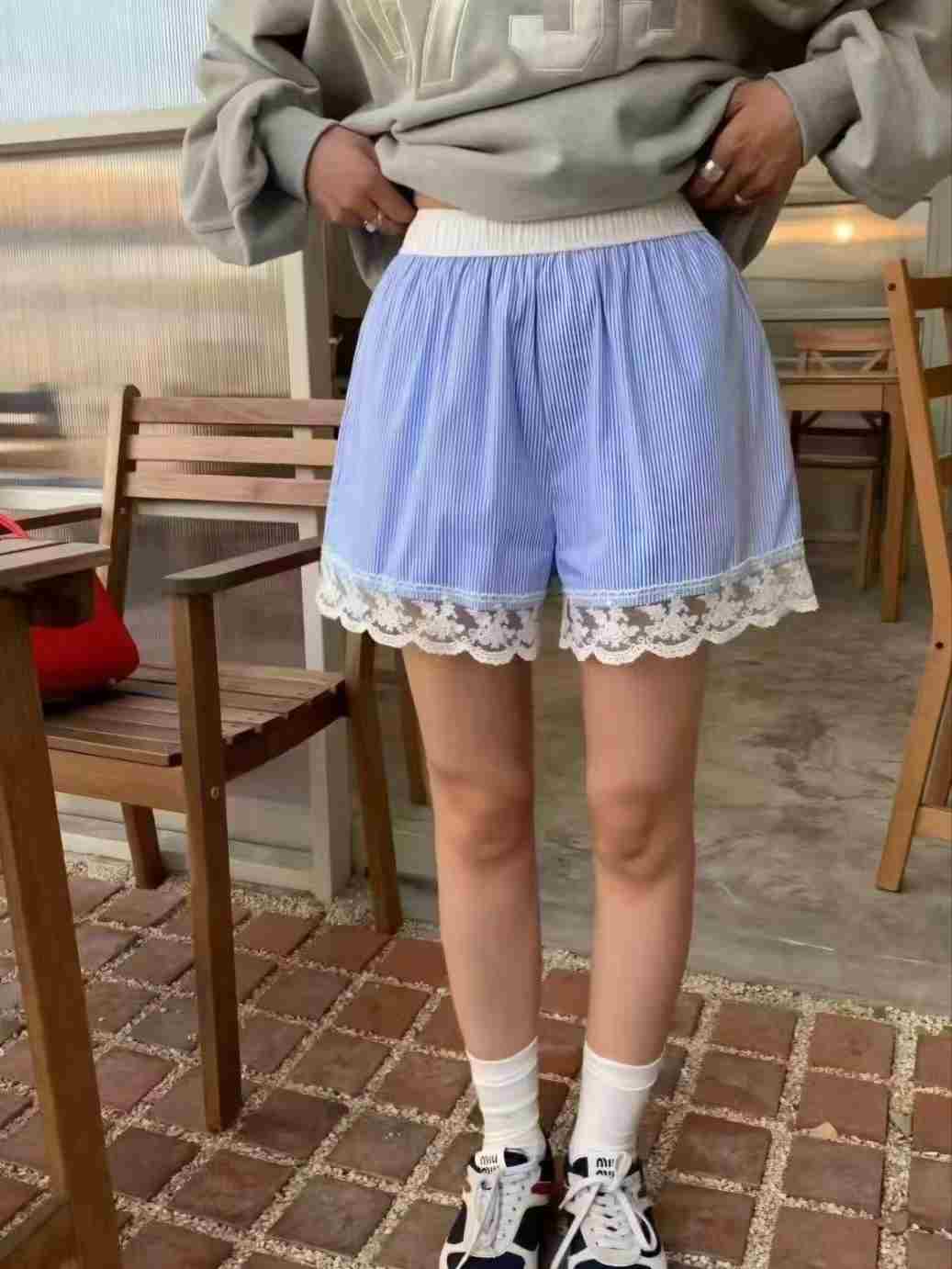 IN A ROW韓國直郵㊣東大門實拍女裝新款25春夏時尚推薦短褲IN A ROW短褲
