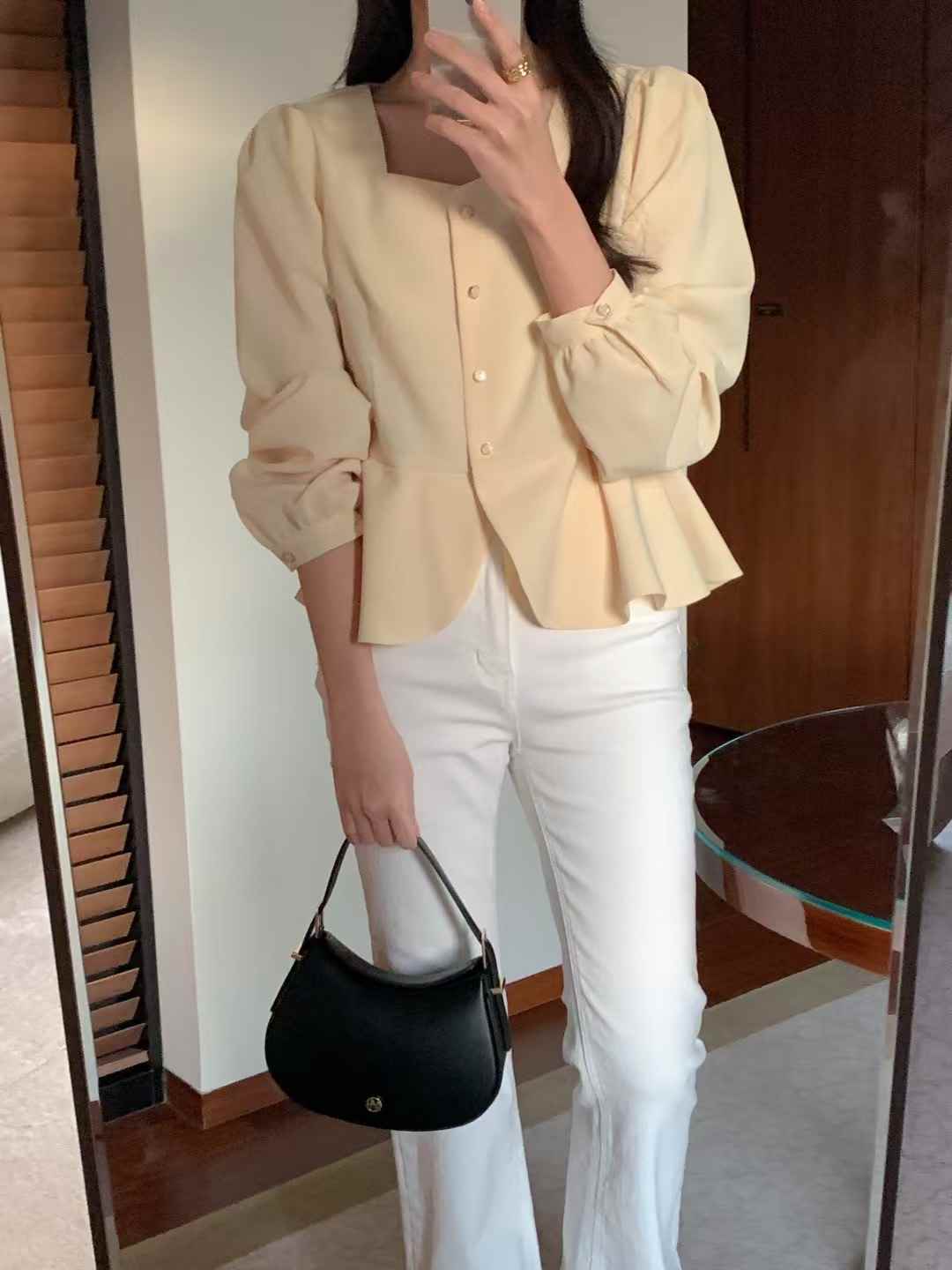 DADA東大門代購女裝新品休閑真品職業推薦人氣熱賣襯衫蕾絲衫DADA襯衫/蕾絲衫