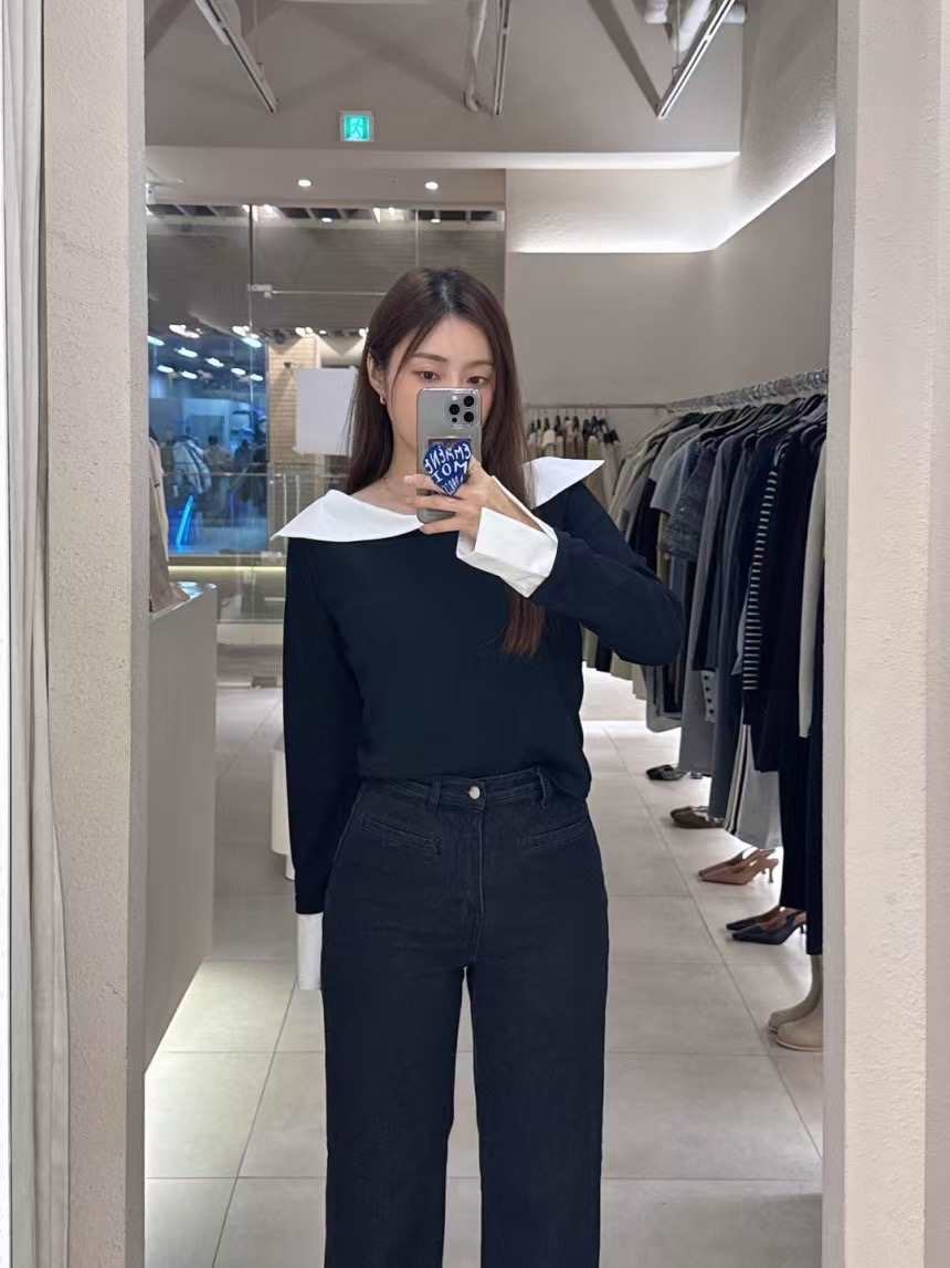 DADA東大門代購女裝新款職業熱賣休閑時尚真品25春夏襯衫蕾絲衫DADA襯衫/蕾絲衫