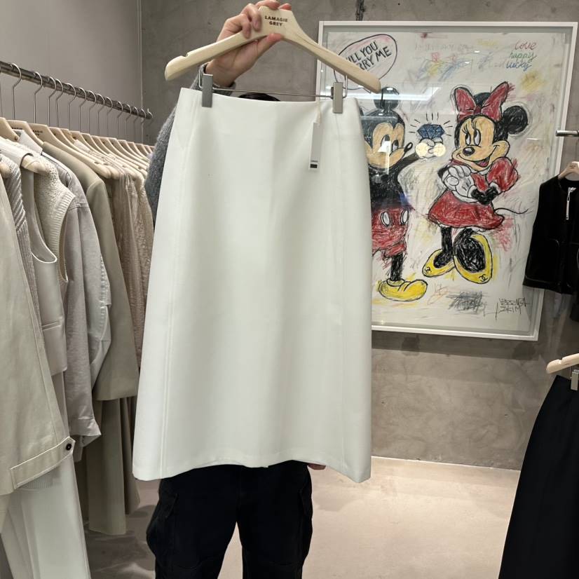 LAMAGIEPIE韓國直郵㊣東大門實拍女裝新款職業半身裙中短裙LAMAGIE GREY半身裙/中短裙