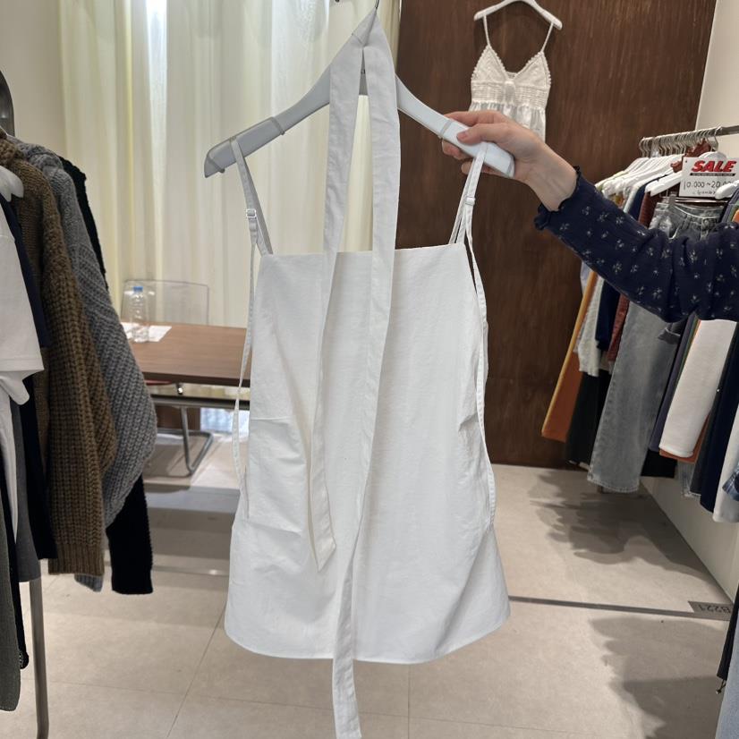 BUCKLE直郵韓國代購㊣女裝新款熱賣休閑時尚吊帶背心含脖帶BUCKLE吊帶/背心