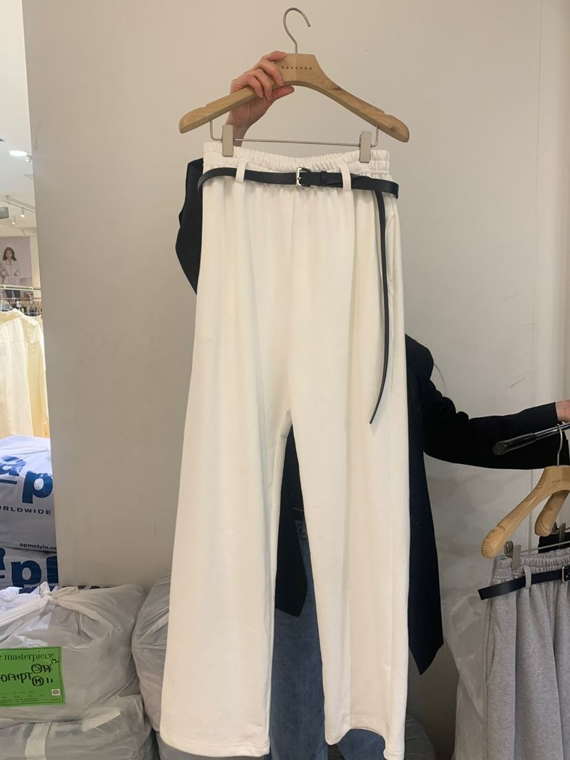 GAMDONG韓國㊣直郵東大門代購女裝新品時尚推薦休閑褲含腰帶GAMDONG休閑褲