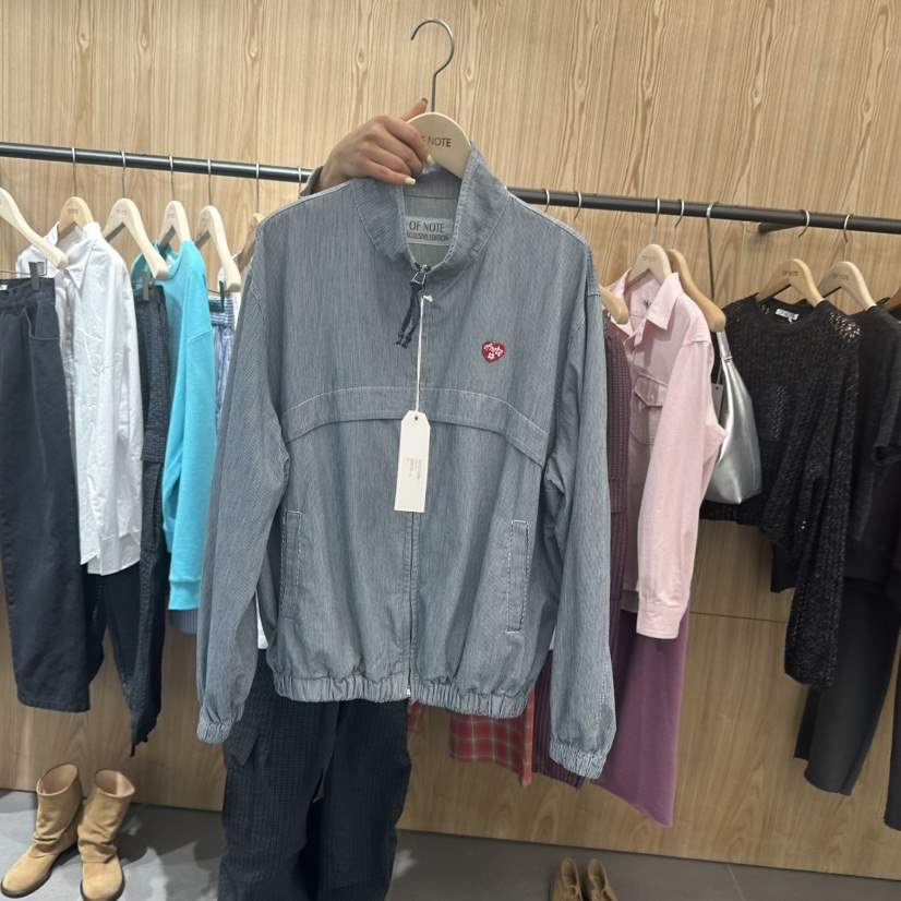 STAYFELT/OF NOTE韓國直郵㊣女裝新款職業熱賣25春夏夾克拉鏈OF NOTE/STAYFELT夾克