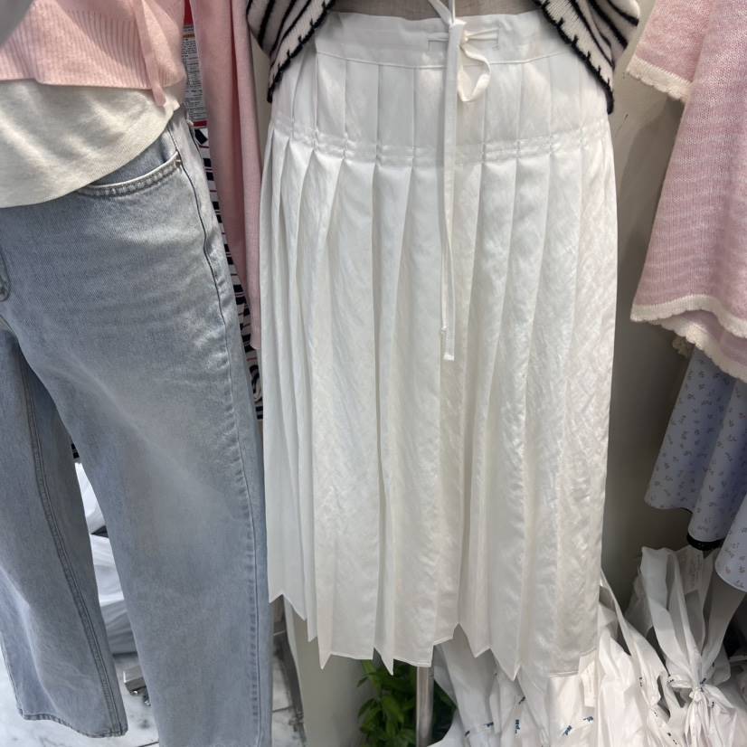 ONE MONE韓國直郵㊣女裝新品推薦職業時尚25春夏半身裙中短裙ONE MONE半身裙/中短裙