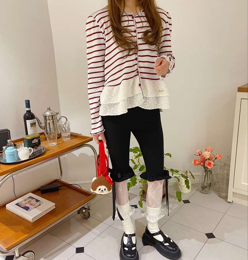 BOUTIQUE-L韓國直郵㊣東大門實拍女裝新品人氣打底褲鯊魚褲緊身褲BOUTIQUE-L打底褲/鯊魚褲