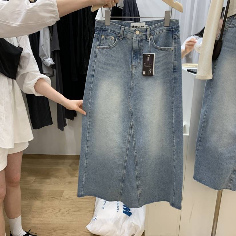 OFCOURSE韓國㊣直郵東大門代購女裝新款人氣推薦半身裙中短裙OFCOURSE半身裙/中短裙