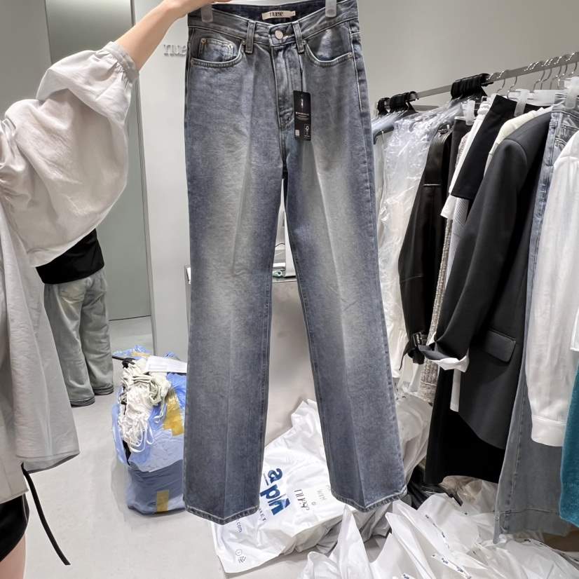 NUESE東大門實拍女裝新款時尚職業25春夏真品人氣熱賣牛仔褲NUESE牛仔褲