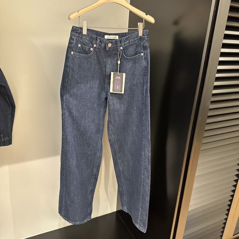 FRENCH DOOR東大門代購女裝新品熱賣時尚真品推薦休閑牛仔褲FRENCH DOOR牛仔褲