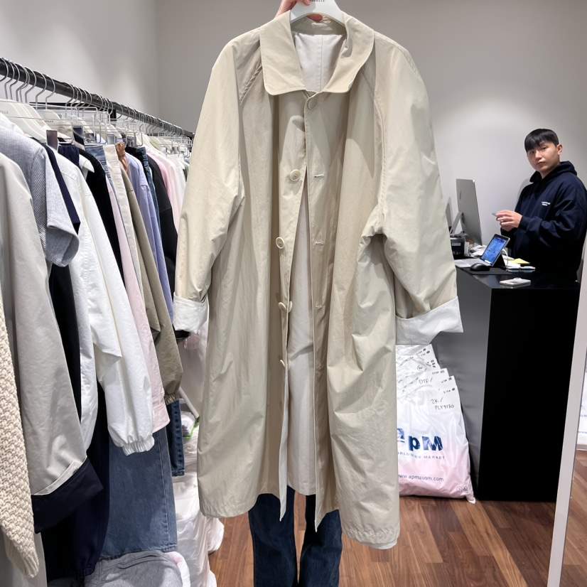 GABRIELLE韓國直郵女裝新品人氣真品熱賣推薦時尚職業長款風衣GABRIELLE長款風衣