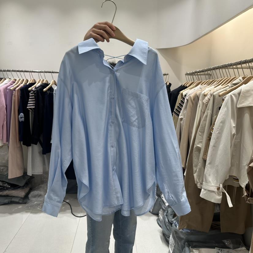 BLUEI-D東大門直郵女士新款推薦熱賣時尚職業真品襯衫蕾絲衫Blue i-d襯衫/蕾絲衫