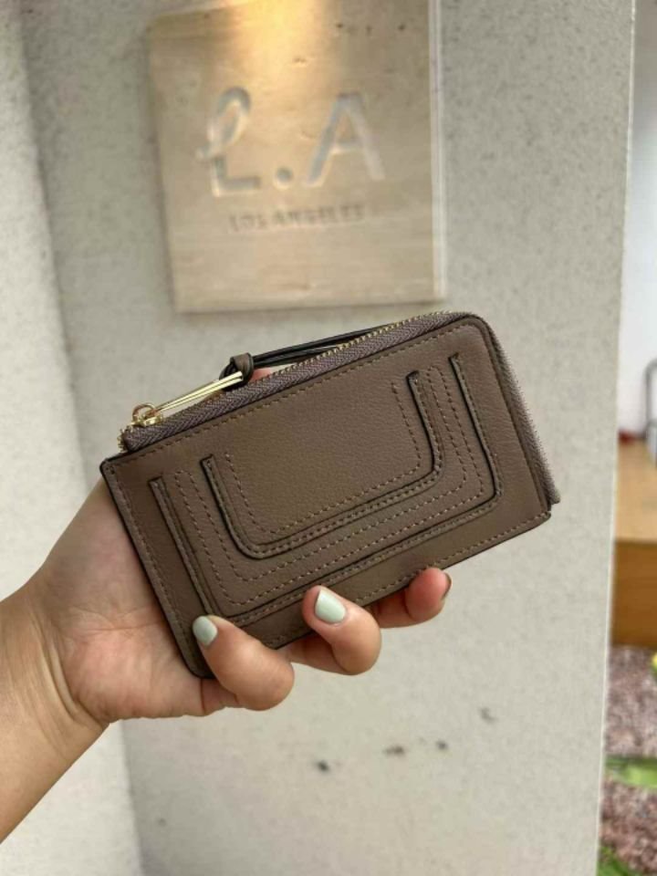 TROUVAILLE東大門代購女裝新款職業真品錢包卡包零錢包牛皮TROUVAILLE錢包/卡包/零錢包