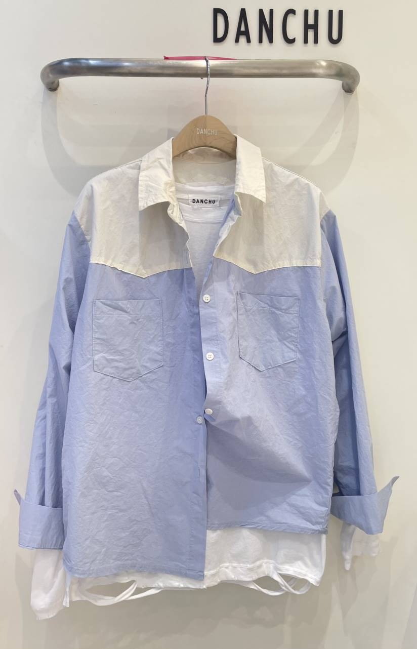 DANCHU韓國㊣直郵東大門代購女裝新品25春夏人氣襯衫蕾絲衫DANCHU襯衫/蕾絲衫