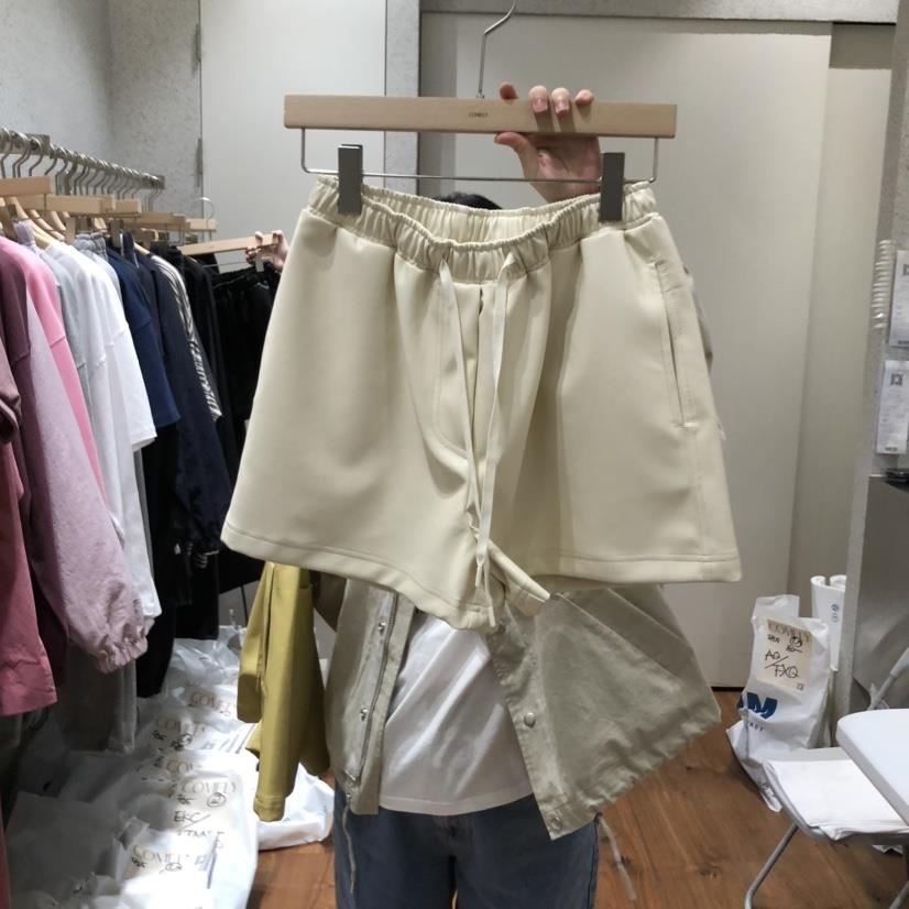 COMELY韓國直郵㊣女裝新款休閑25春夏時尚推薦熱賣短褲羊毛皮COMELY短褲