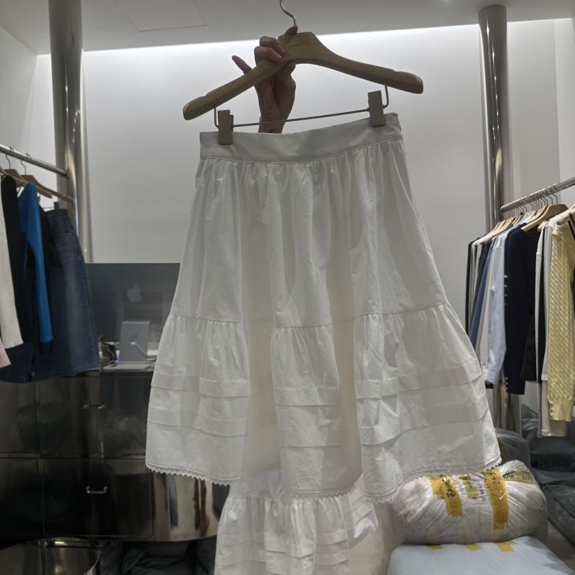 AHOY直郵韓國代購㊣女裝新品熱賣25春夏時尚推薦半身裙中短裙AHOY半身裙/中短裙