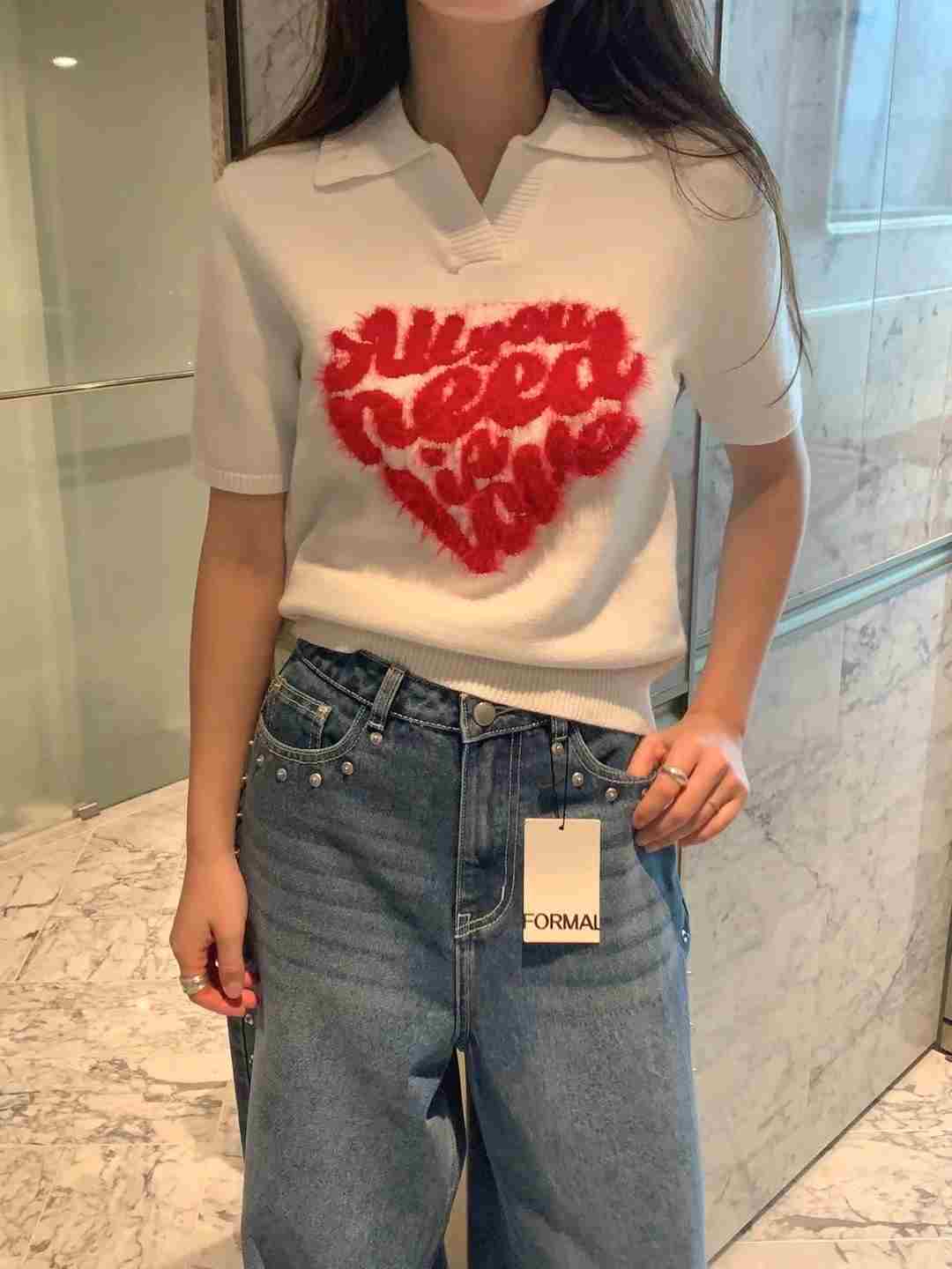 FORMAL直郵韓國代購㊣女裝新款25春夏人氣職業熱賣推薦T恤刺繡FORMALT恤