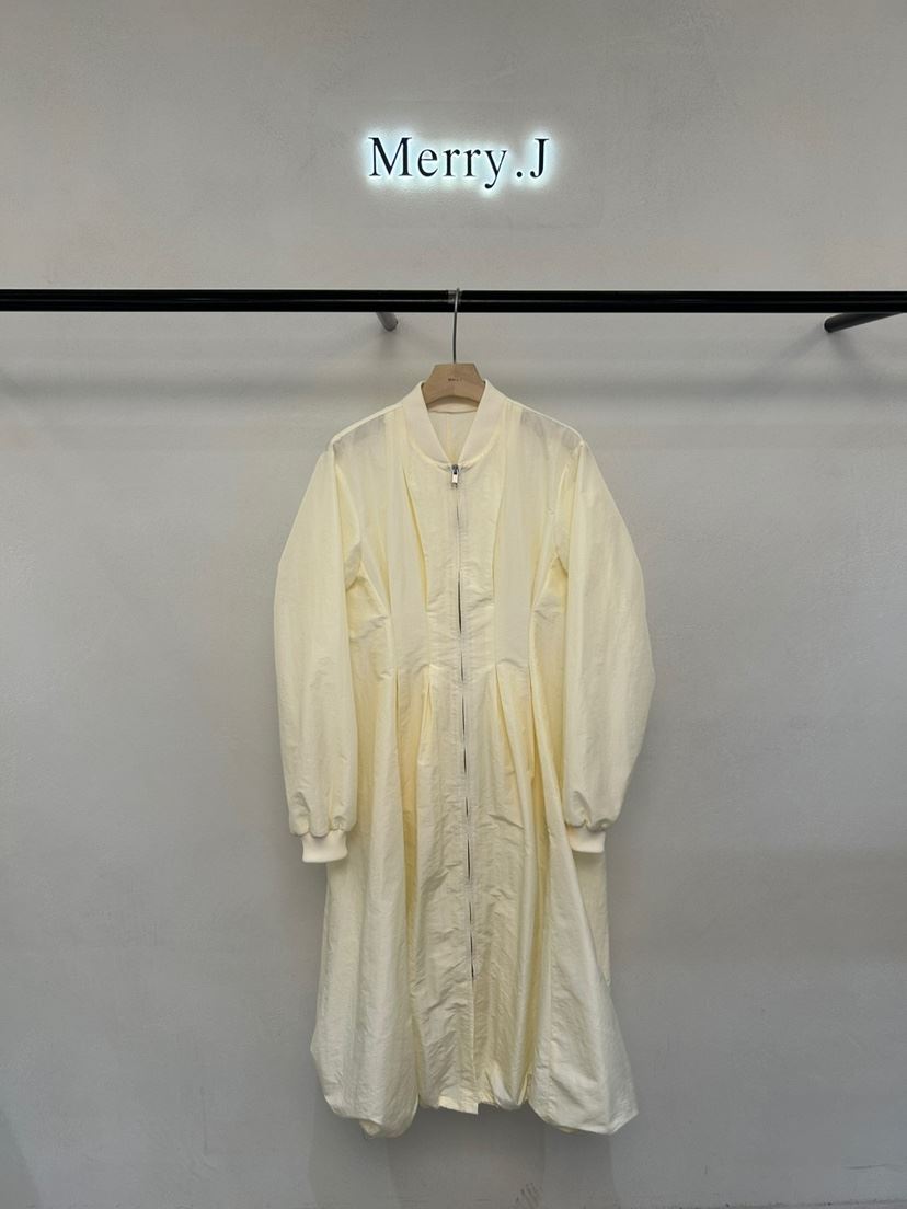 MERRY-J直郵韓國代購㊣女裝新款人氣時尚推薦熱賣中長款大衣MERRY-J中長款大衣